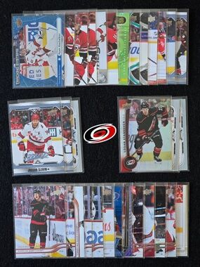 🚨 30+ Carolina Hurricanes NHL Trading Card Lot